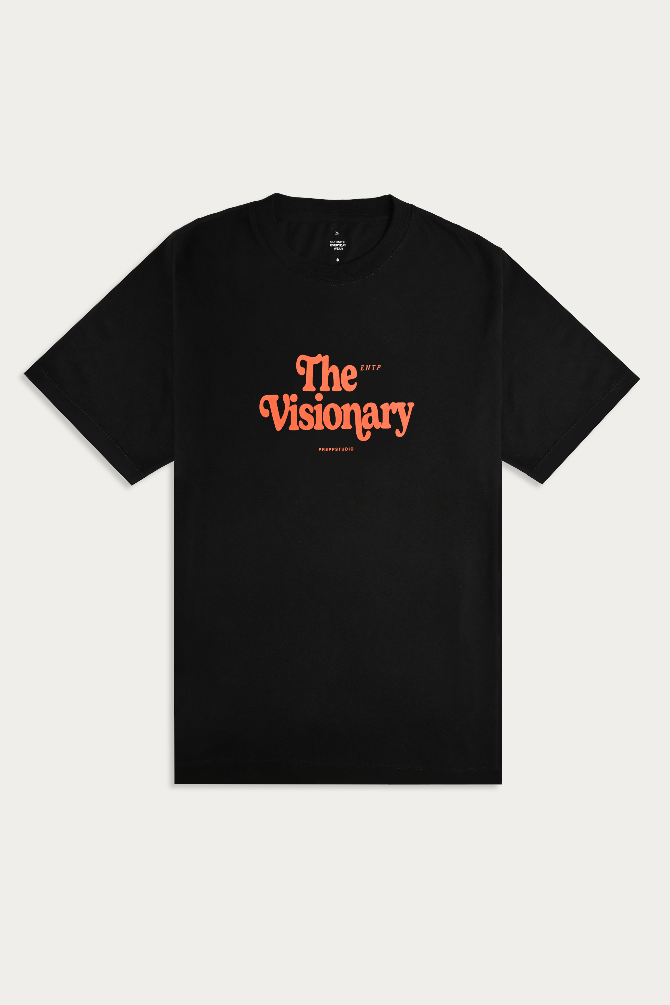 PTEX02-THE VISIONARY TEES BLACK