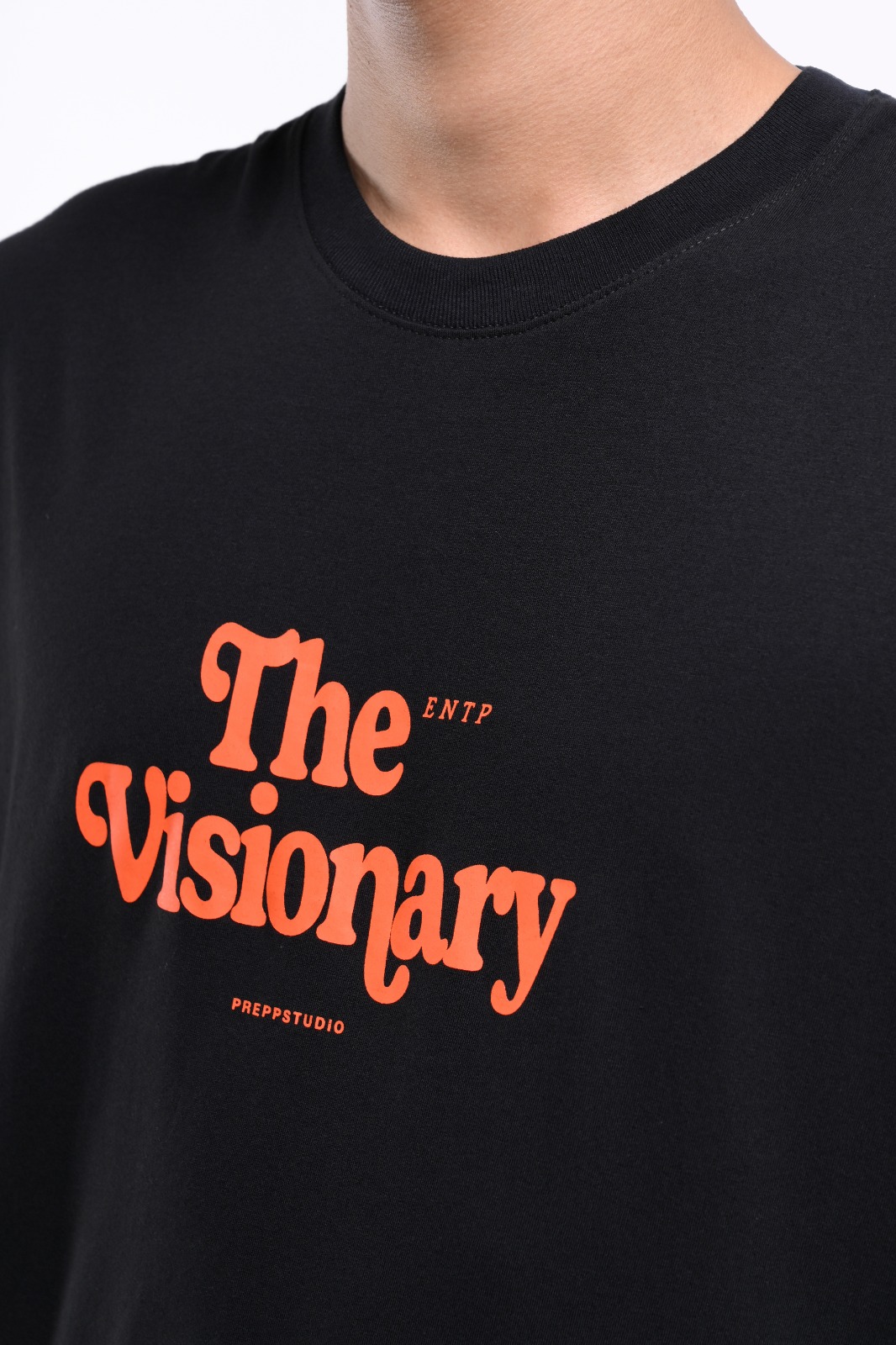 PTEX02-THE VISIONARY TEES BLACK