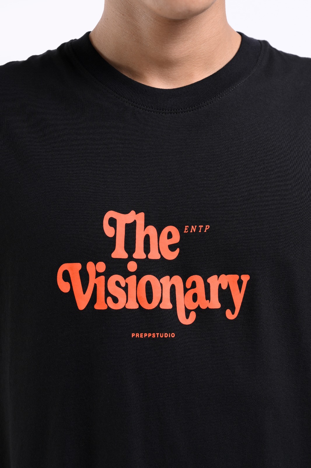 PTEX02-THE VISIONARY TEES BLACK