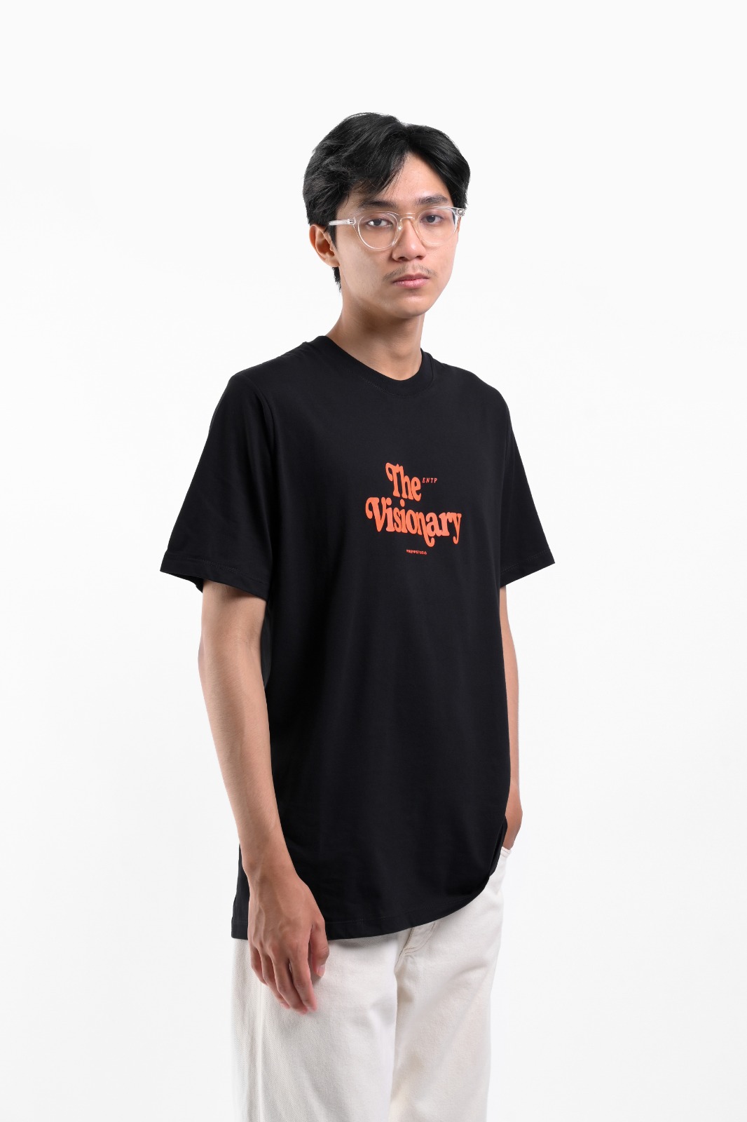 PTEX02-THE VISIONARY TEES BLACK
