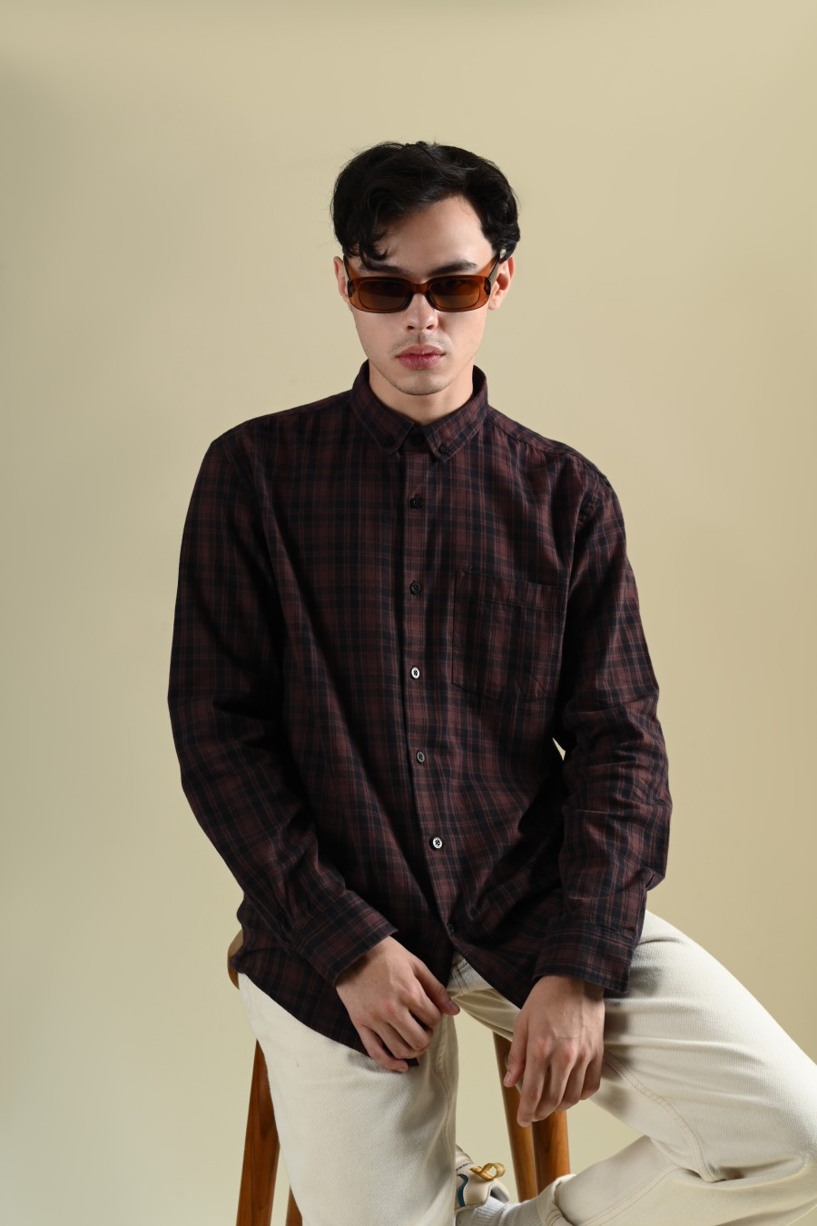 THE ULTIMATE SOLID FLANNEL BROWN