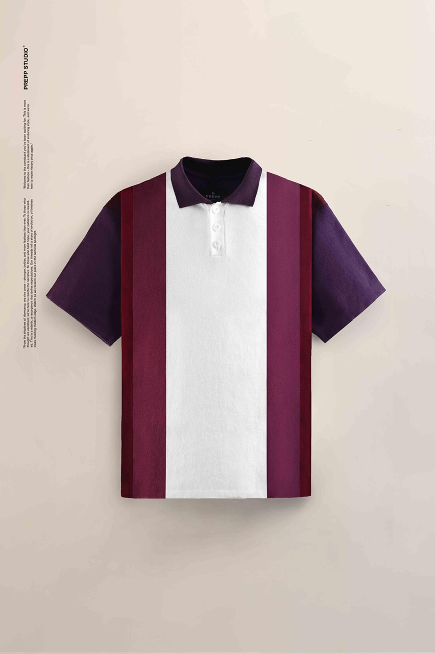 PLFW98-POLO STRIPE SENSE 4 STRIPE LAVENDER