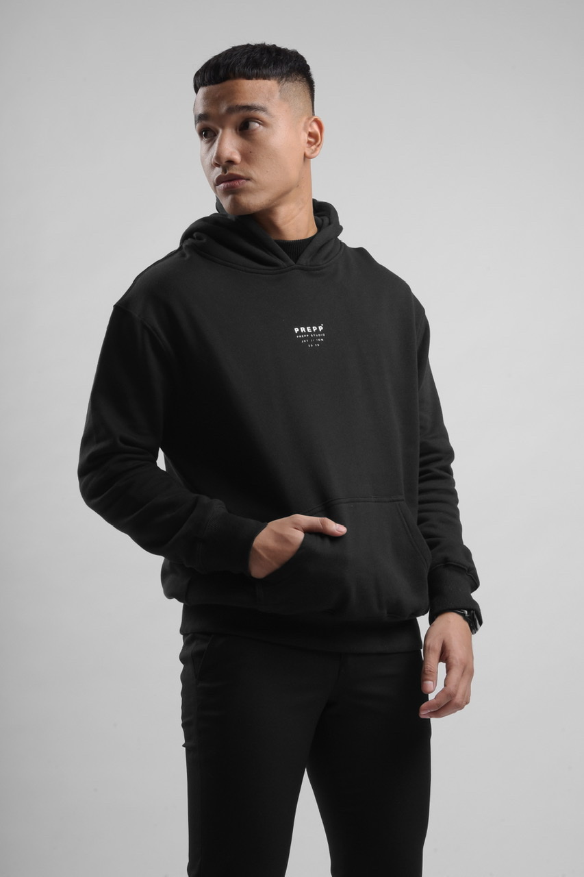 prepp signature hoodie in black