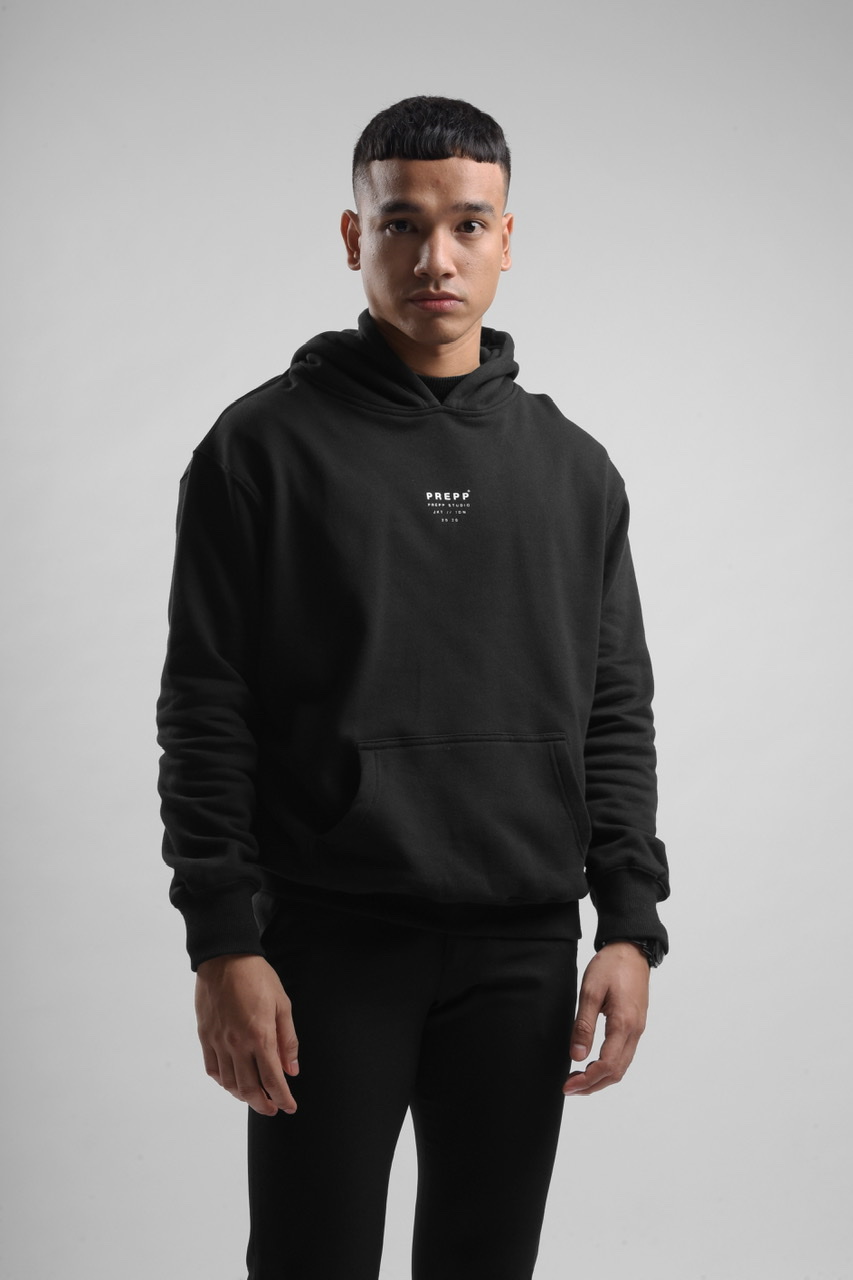 prepp signature hoodie in black