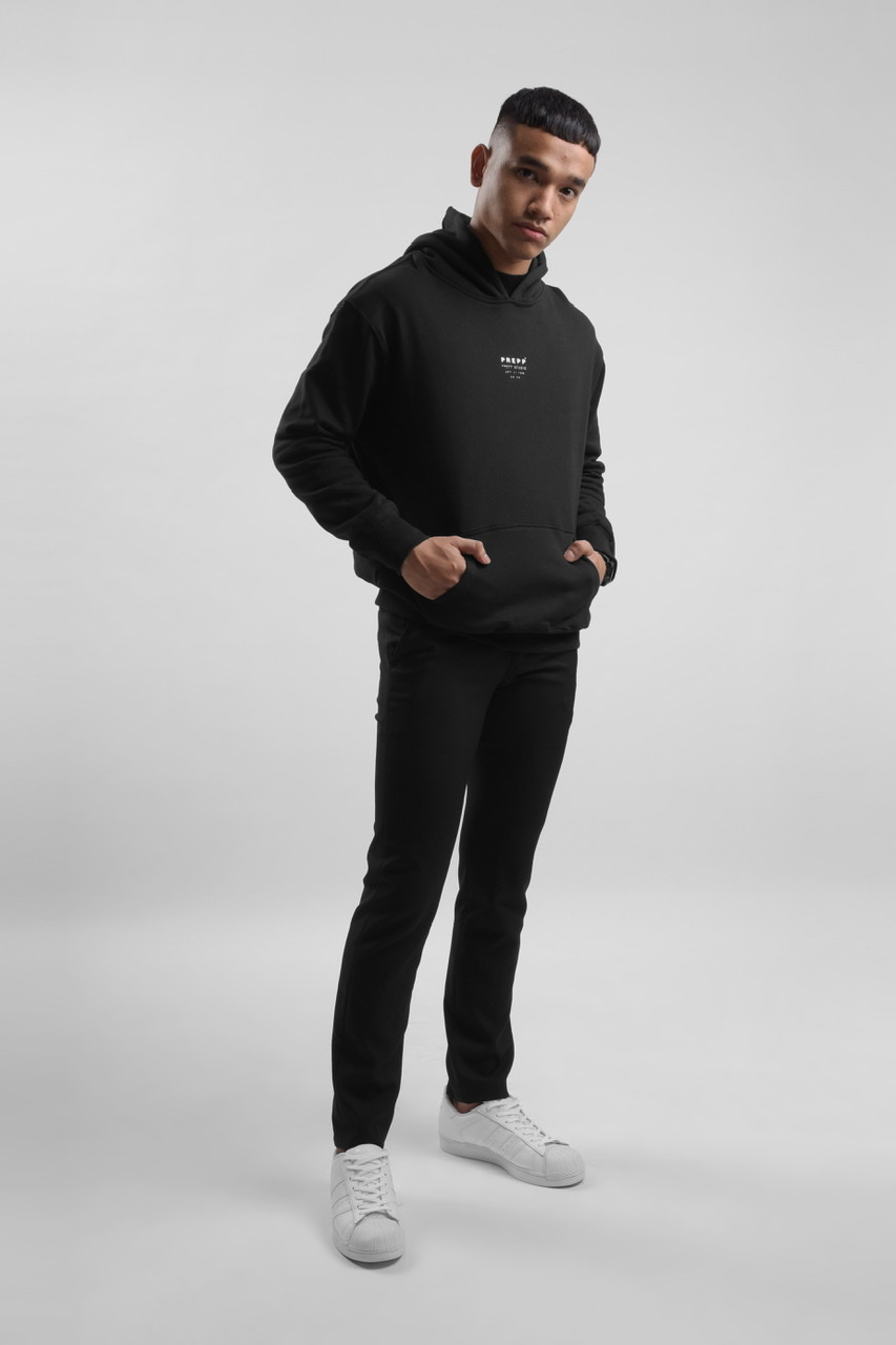 prepp signature hoodie in black