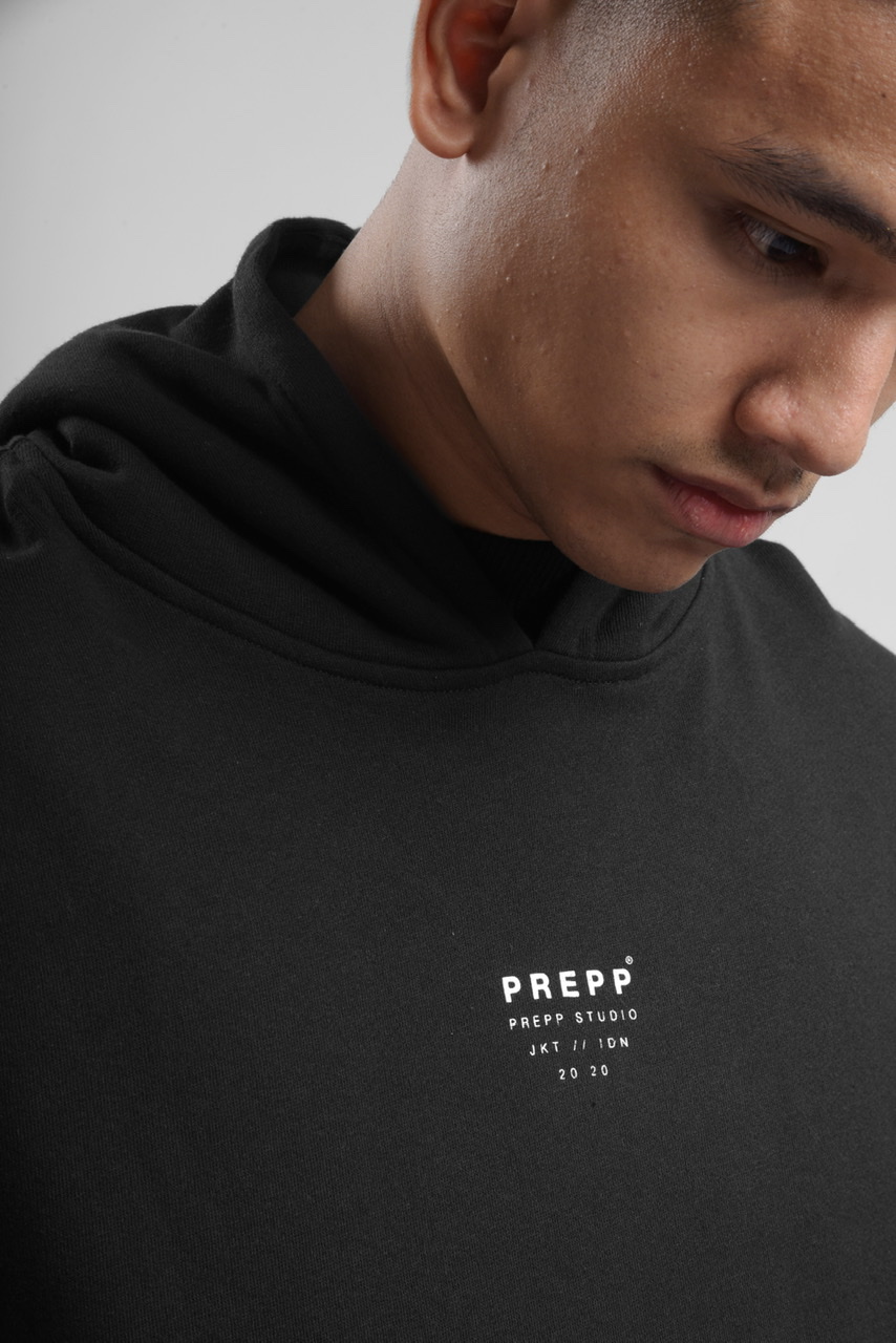 prepp signature hoodie in black