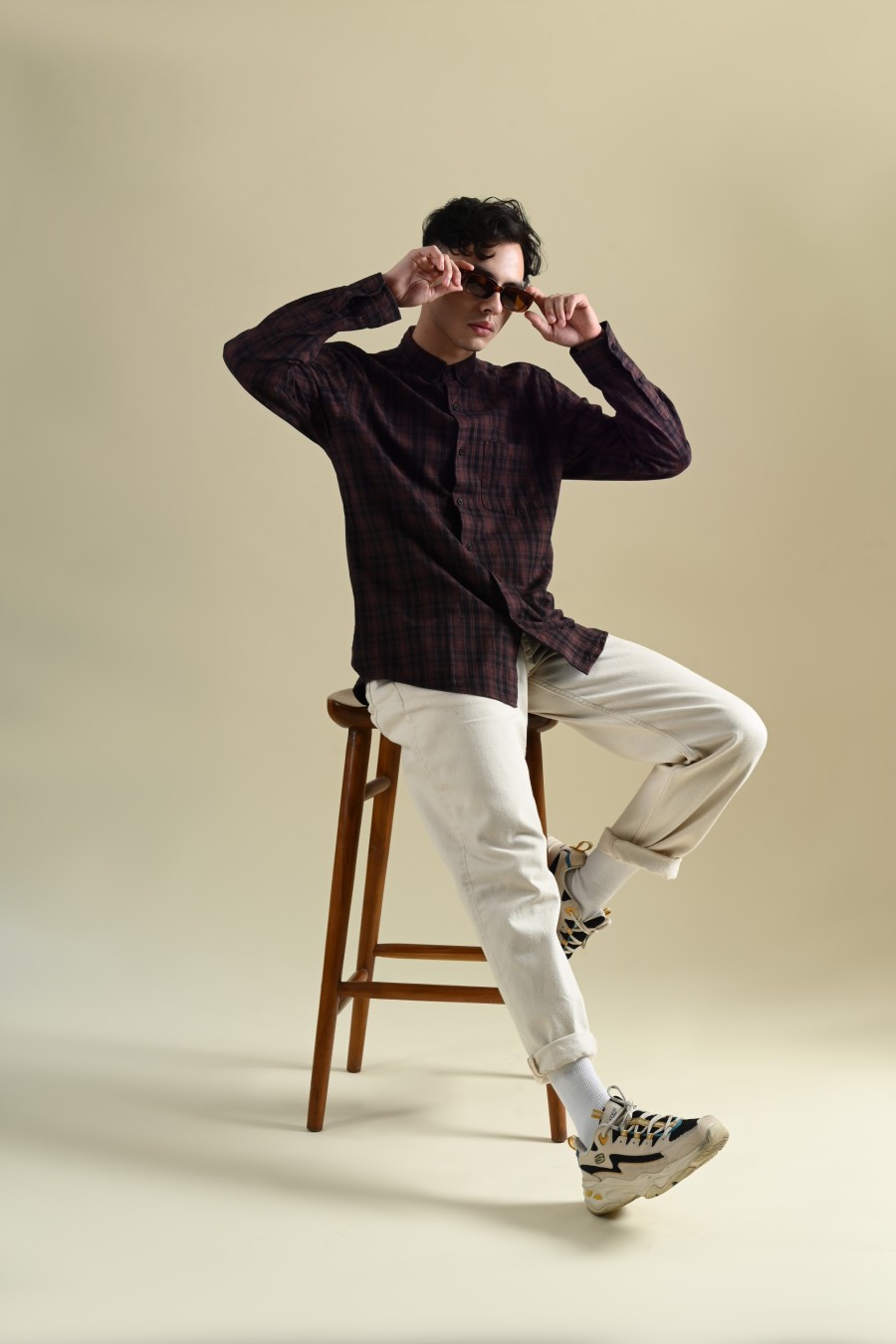 THE ULTIMATE SOLID FLANNEL BROWN