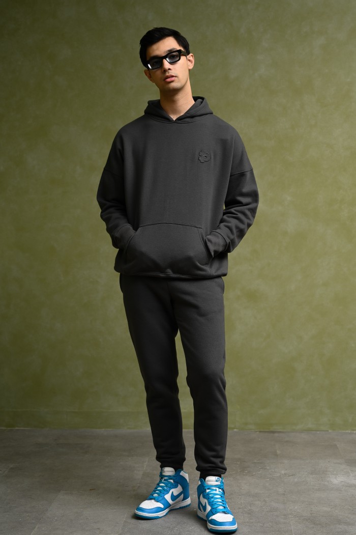 PREPP SIGNATURE JOGGER PANTS CHARCOAL