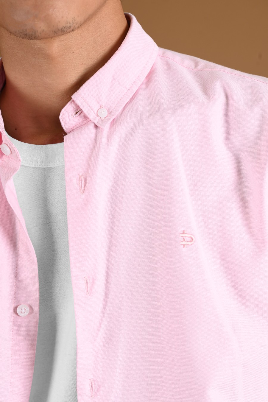 SIGNATURE OXFORD SHORT SLEEVE SHIRT PINK