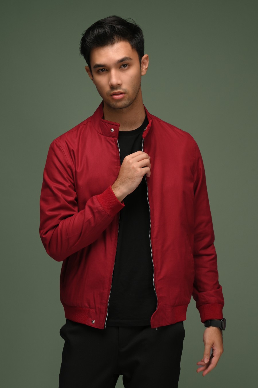 HARRINGTON JACKET RED