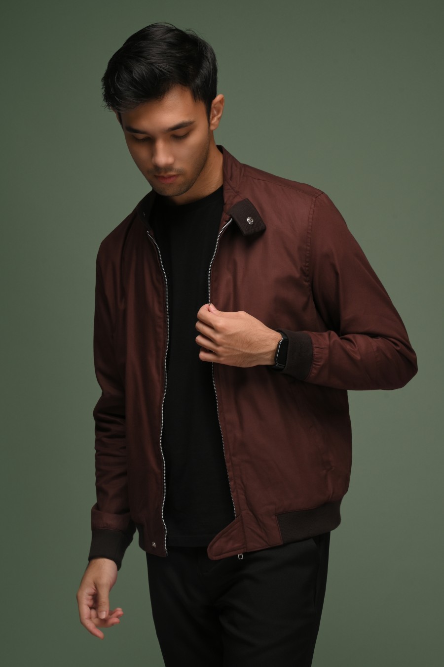 HARRINGTON JACKET BROWN
