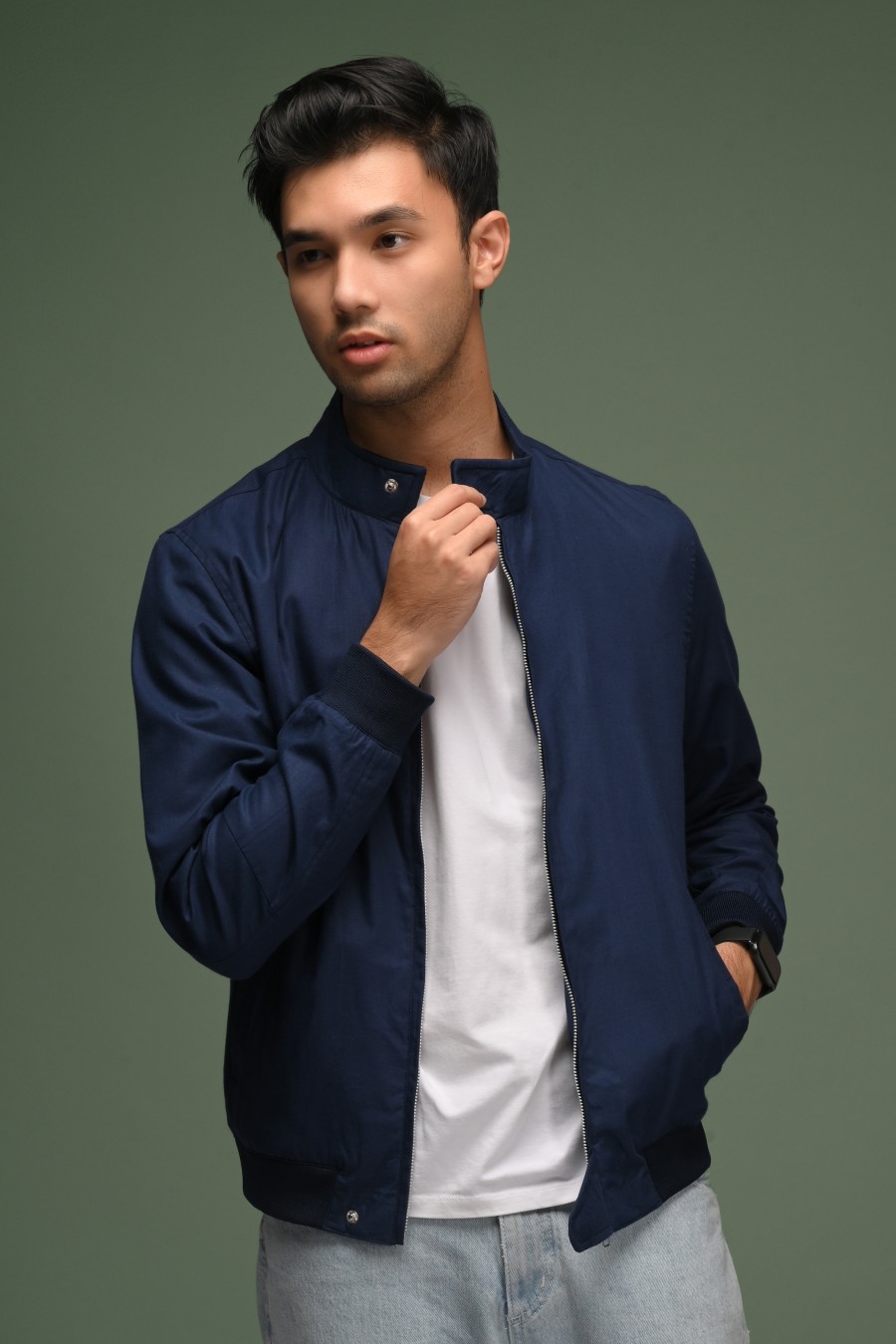 HARRINGTON JACKET NAVY