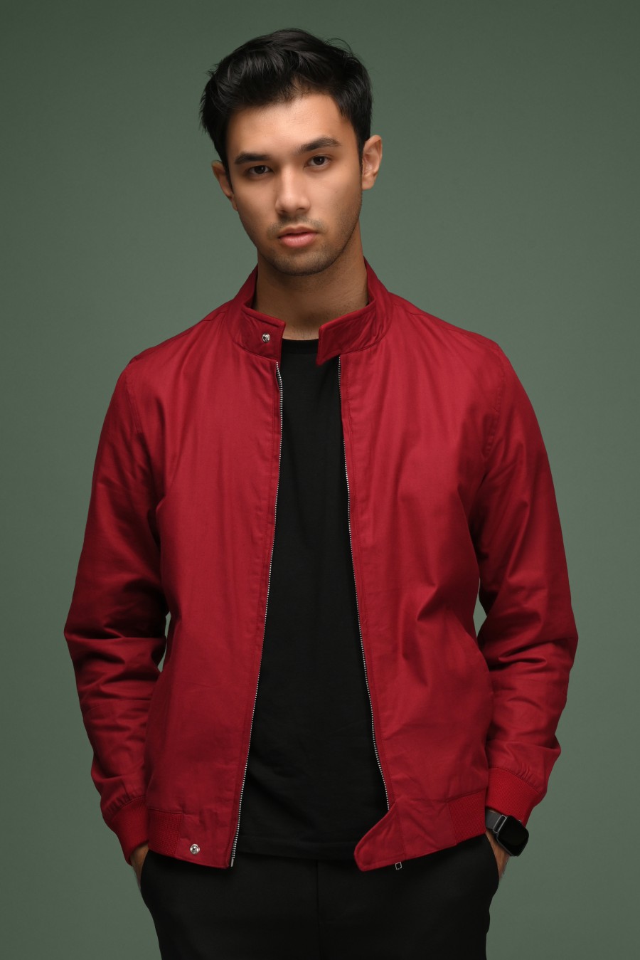 HARRINGTON JACKET RED