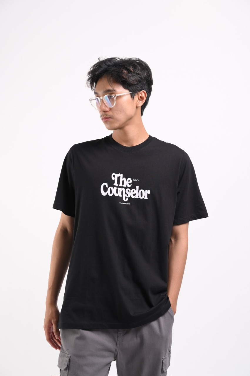 PTFA02-THE COUNSELOR TEES BLACK