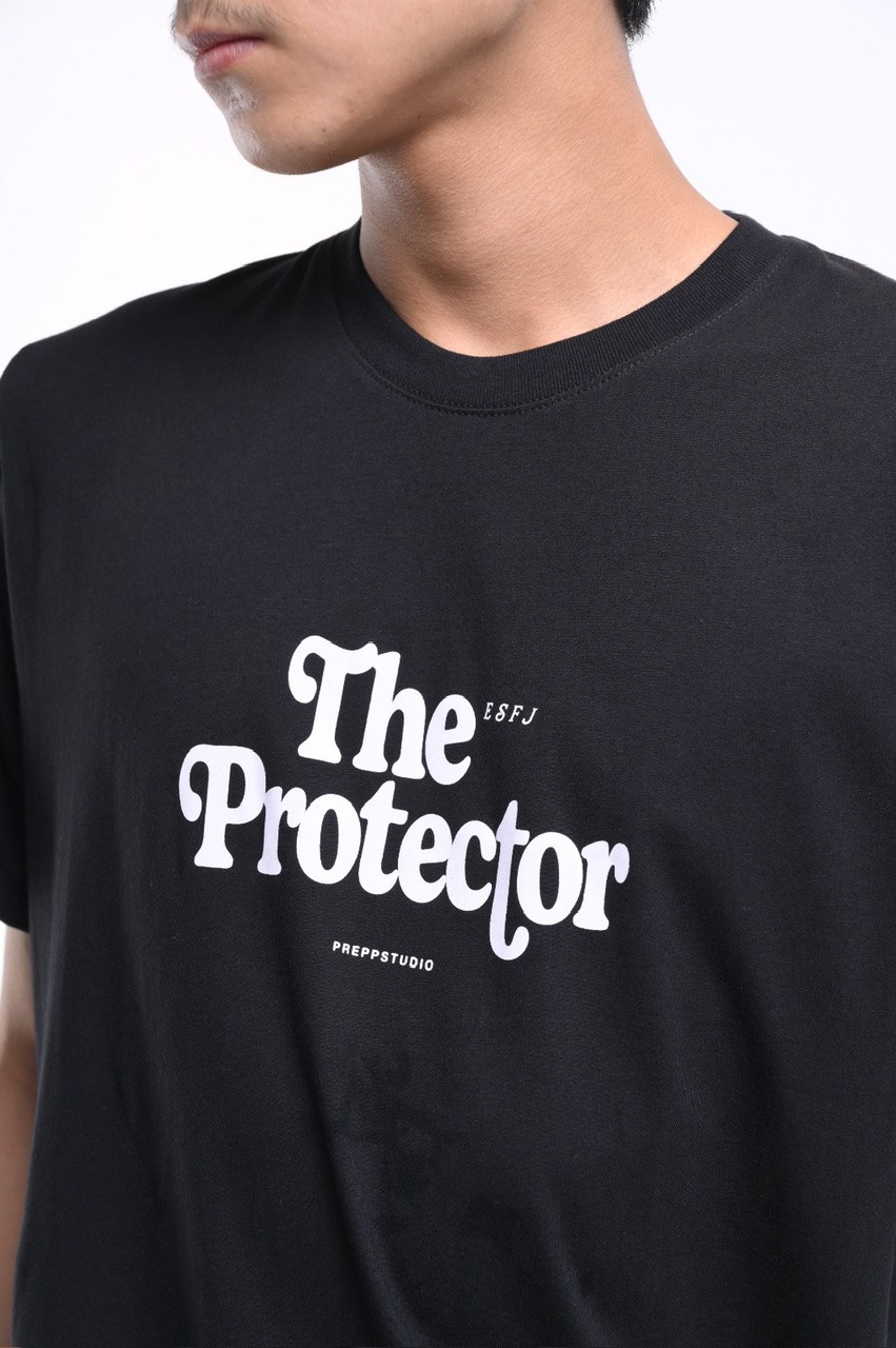 PTEY02-THE PROTECTOR TEES BLACK