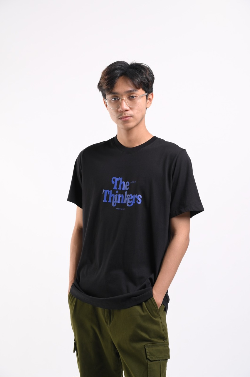 THE THINKERS TEES BLACK