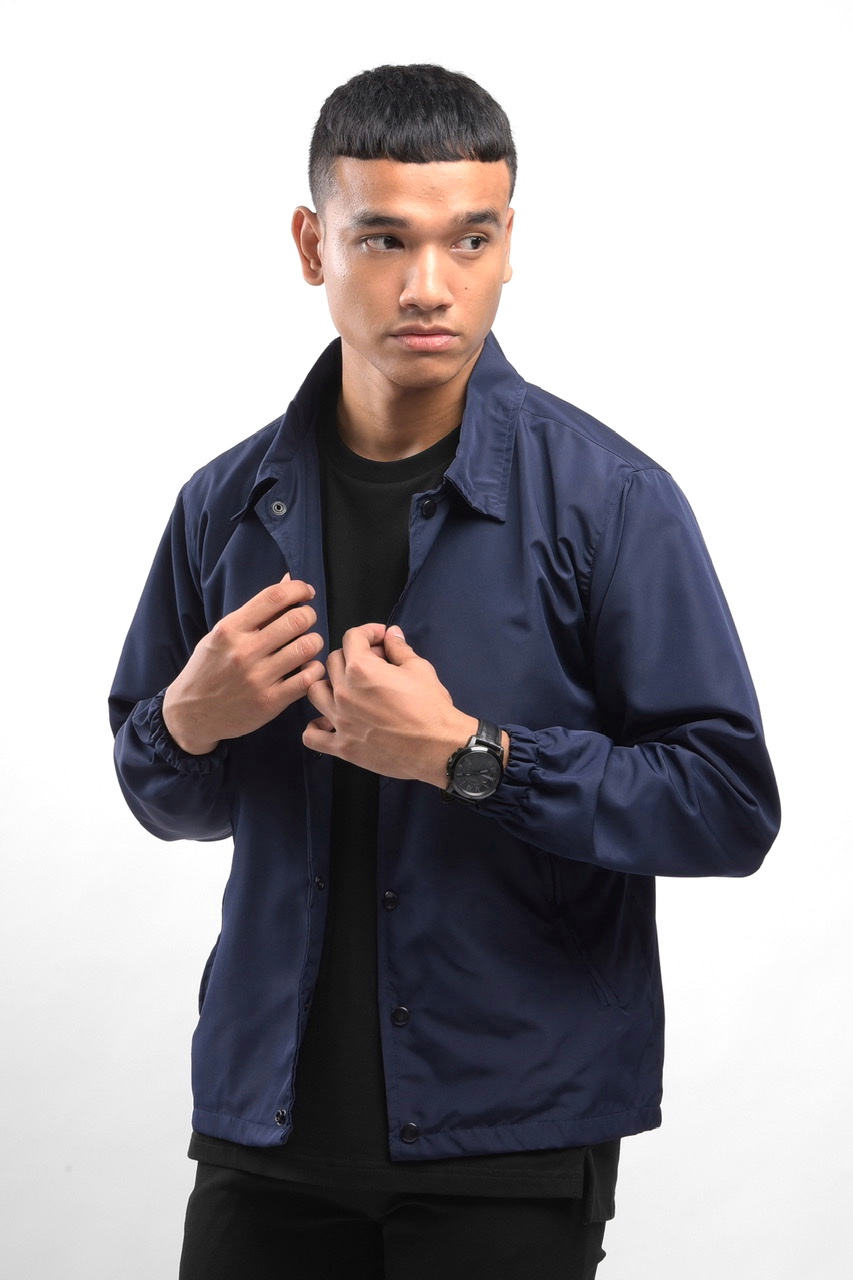 POAC16-BRISTOL COACH JACKET IN NAVY