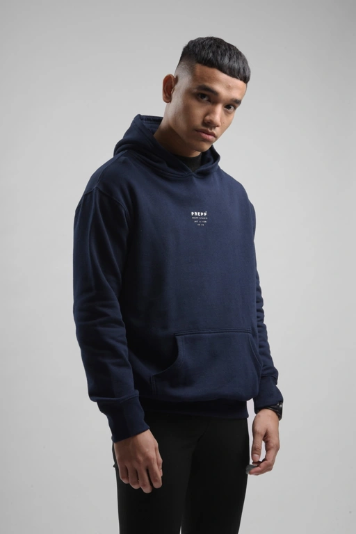 Image of prepp signature hoodie in navy