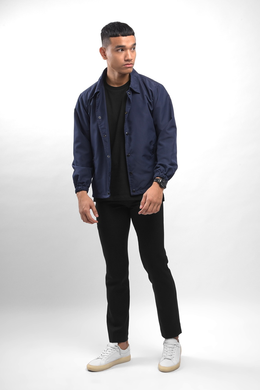 POAC16-BRISTOL COACH JACKET IN NAVY