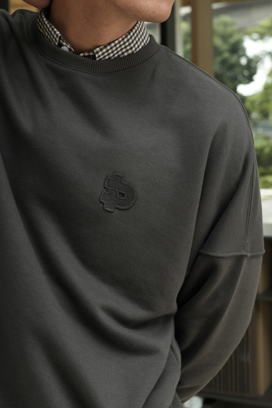 prepp signature sweatshirt charcoal