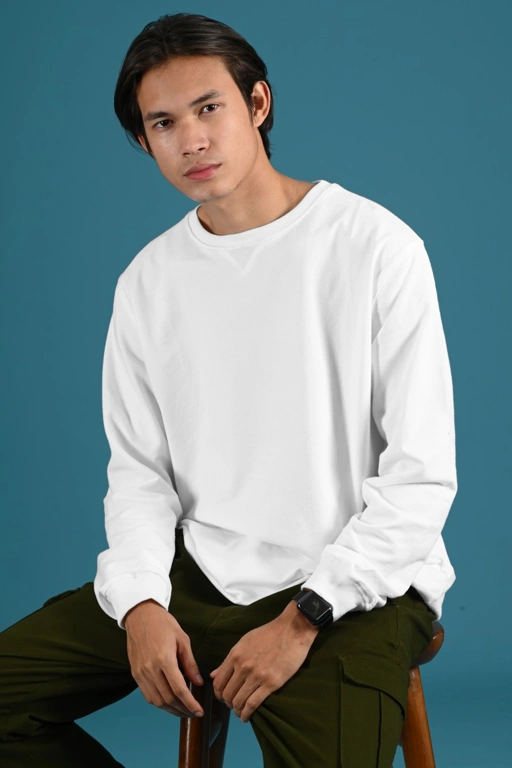 Image of LEEDS SWEATSHIRT IN WHITE