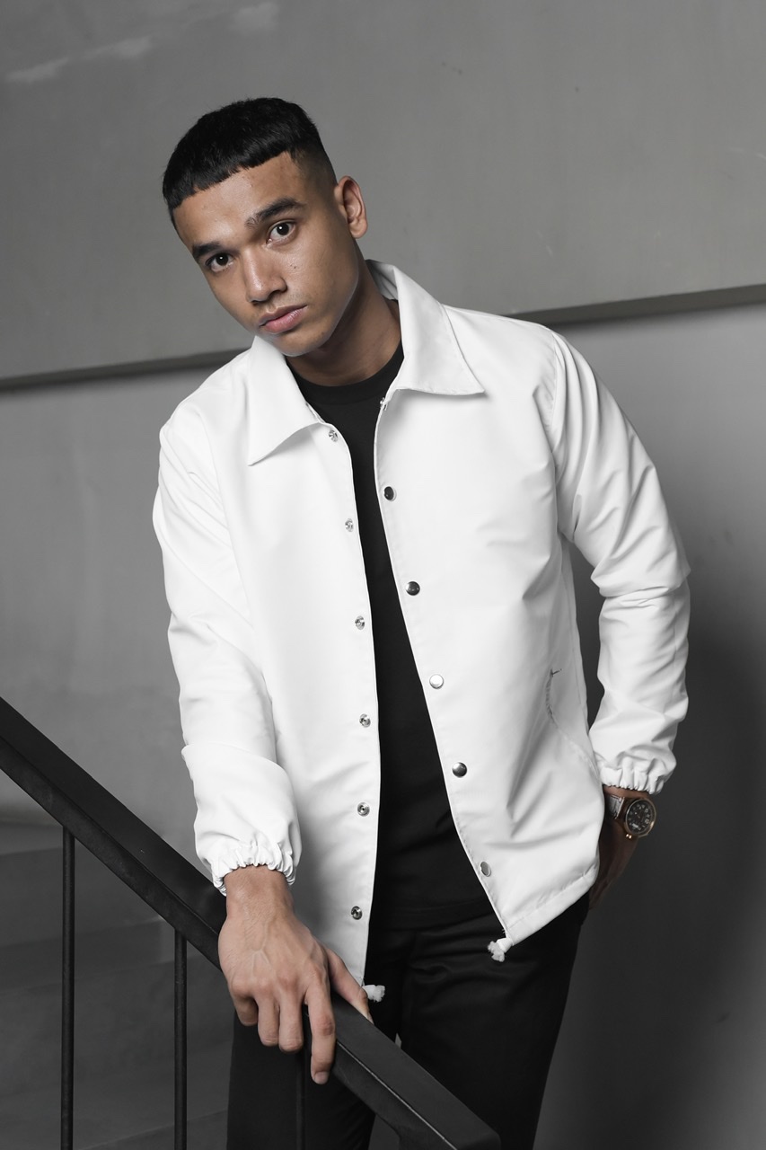 POAC17-BRISTOL COACH JACKET IN WHITE