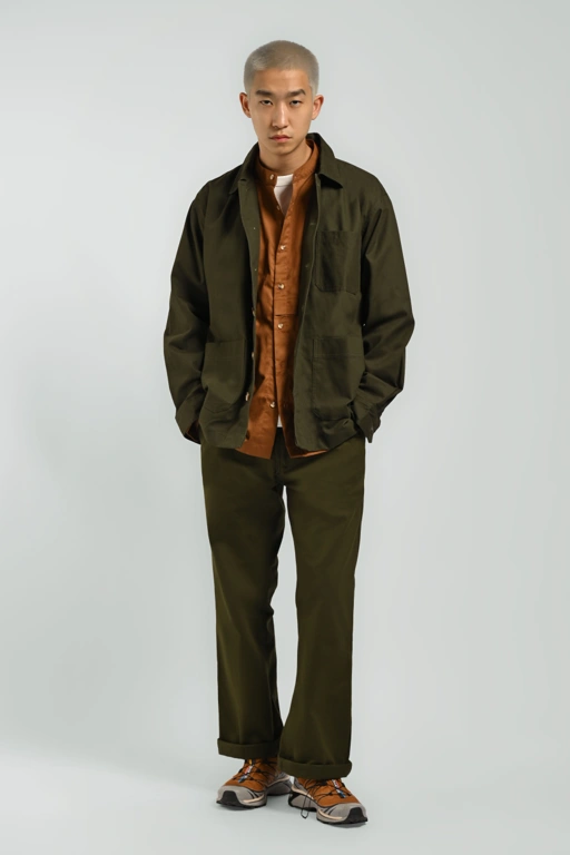 Image of HIROSHI JACKET OLIVE