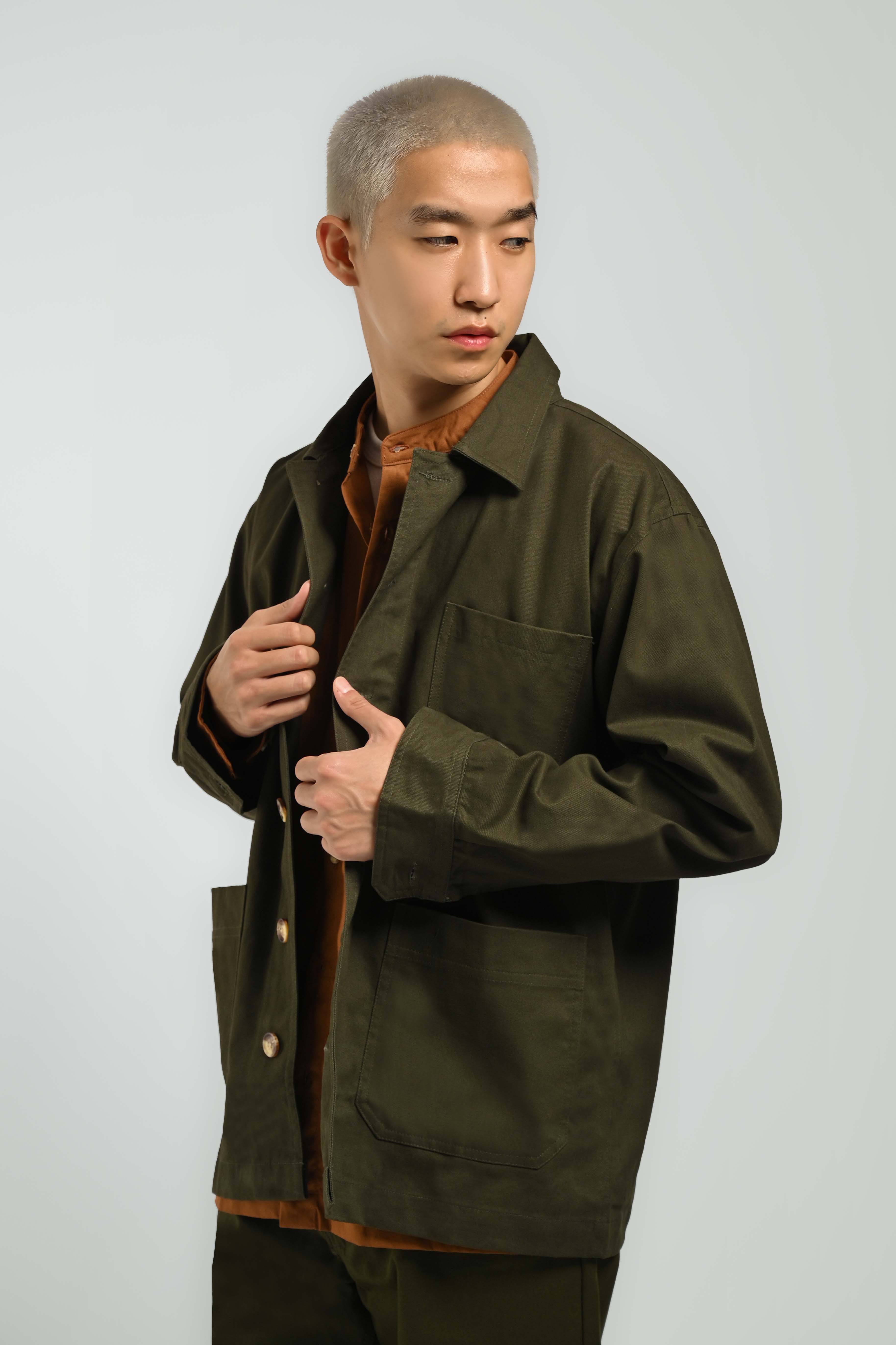 HIROSHI JACKET OLIVE