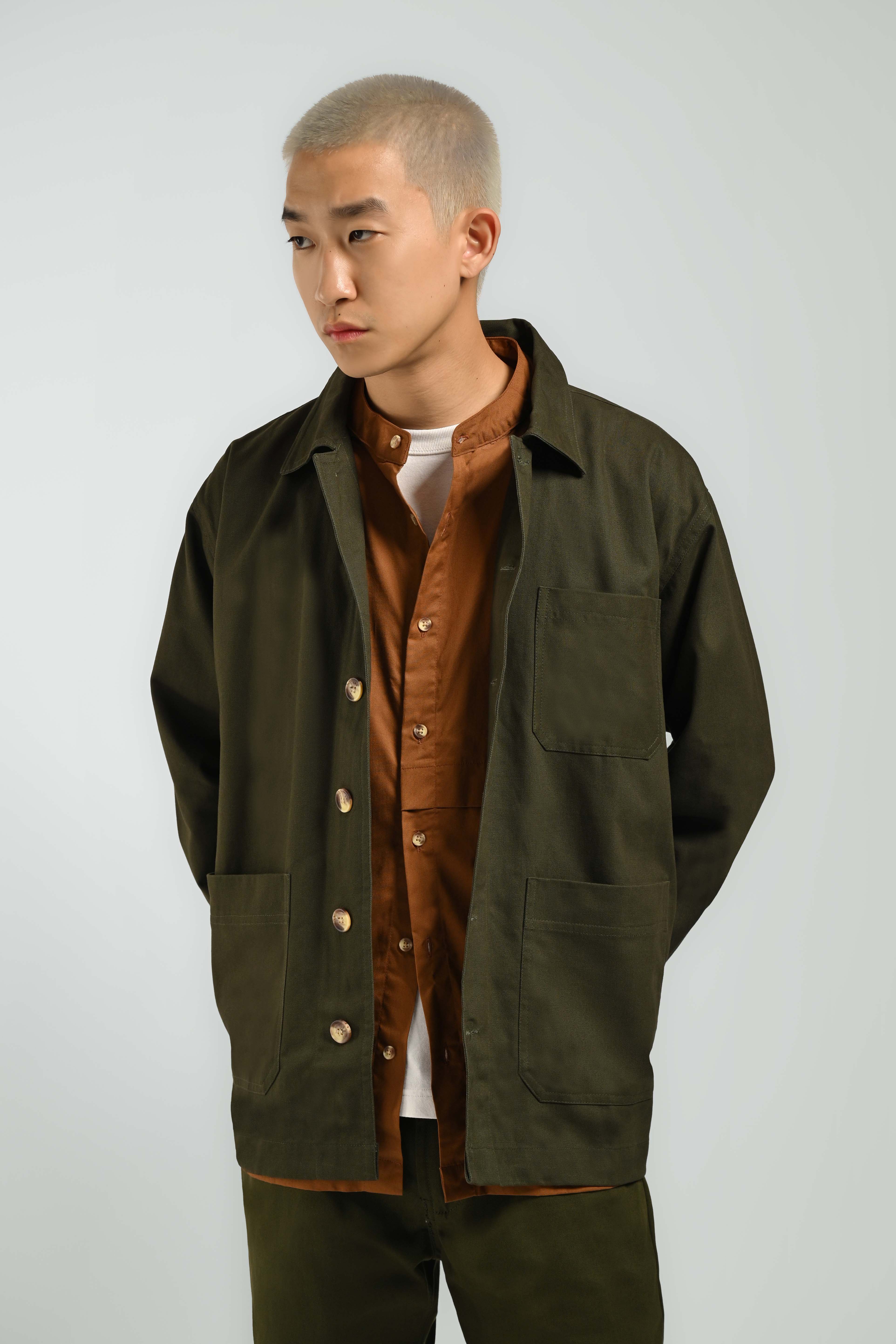 HIROSHI JACKET OLIVE