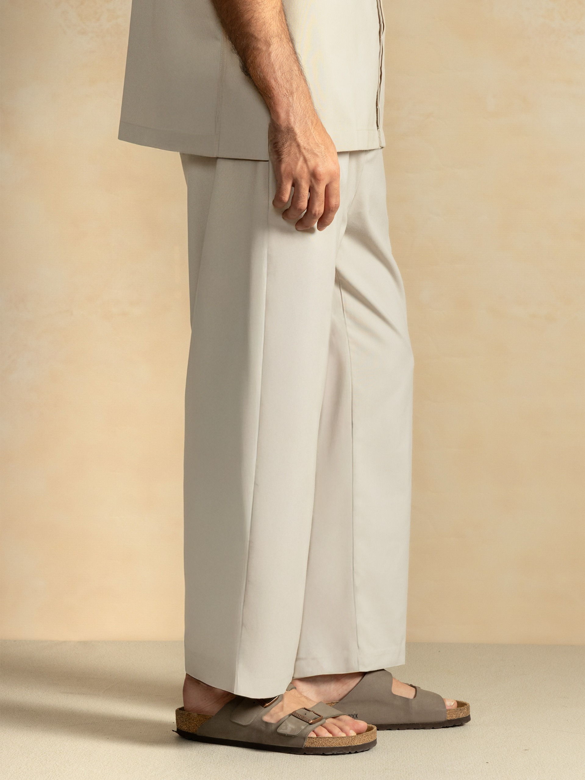 Kira Loose Pants Beige