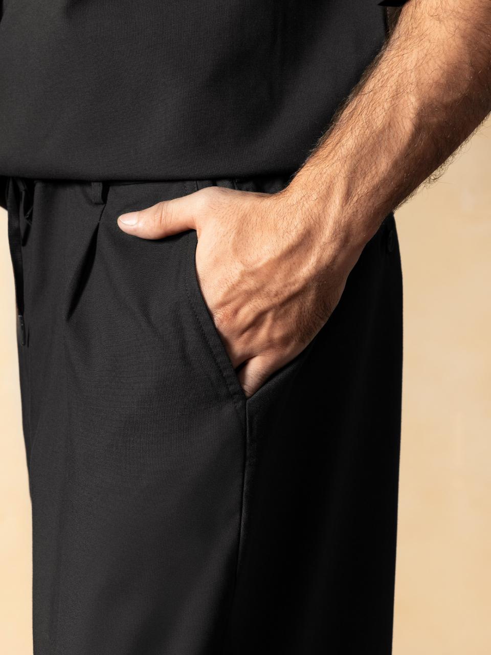 Kira Loose Pants Black