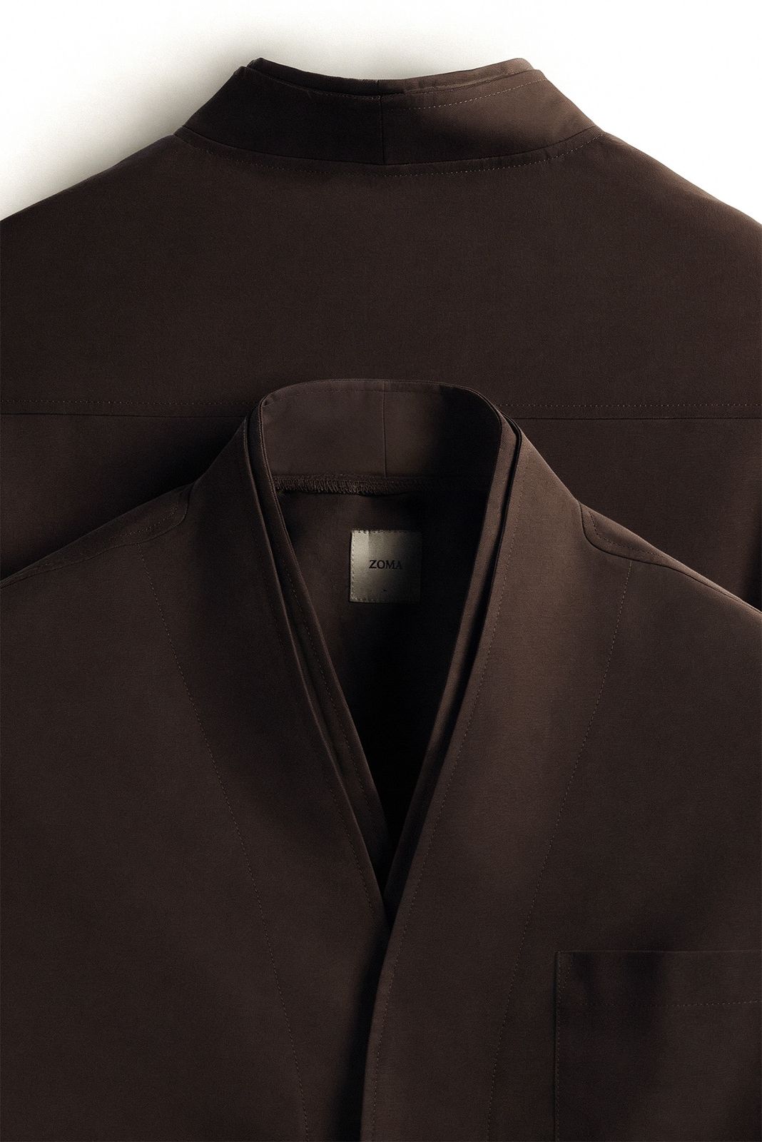 TOKYO DOUBLE SHIRT DARK BROWN