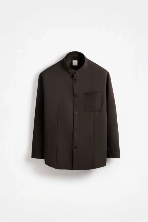 Image of Hikary Shirt Dark Brown