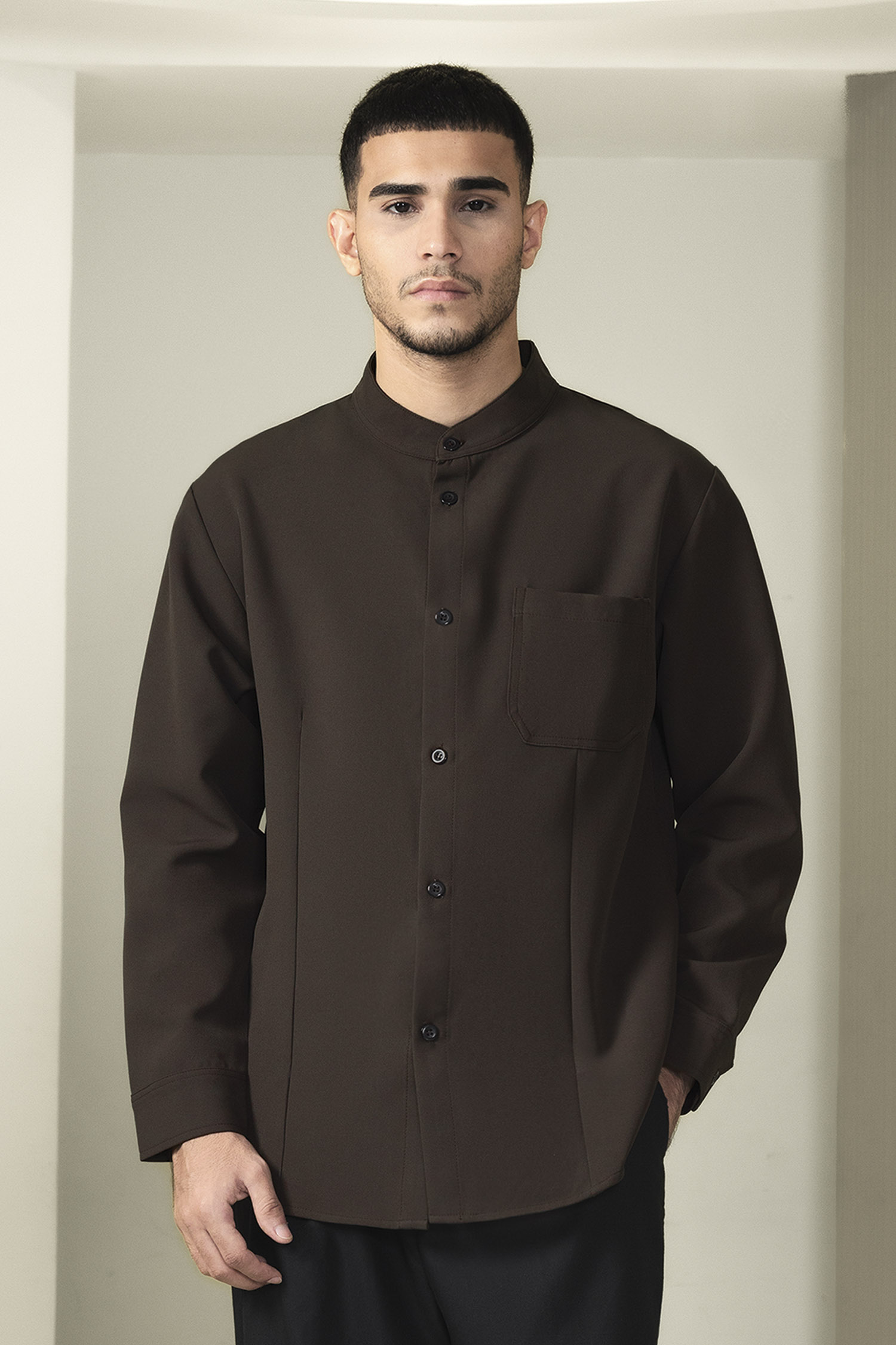 Hikary Shirt Dark Brown