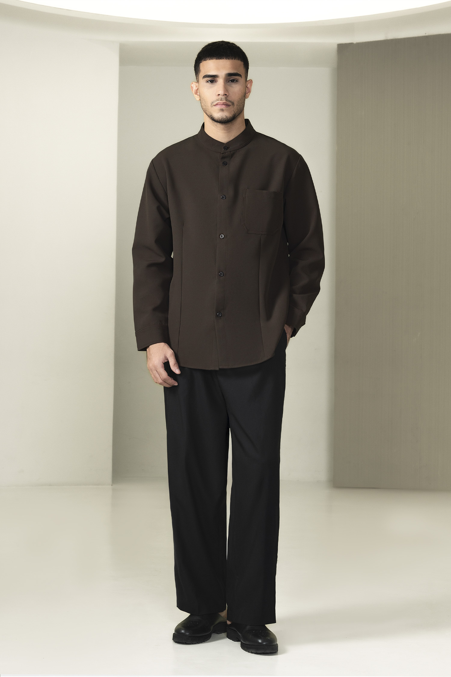 Hikary Shirt Dark Brown