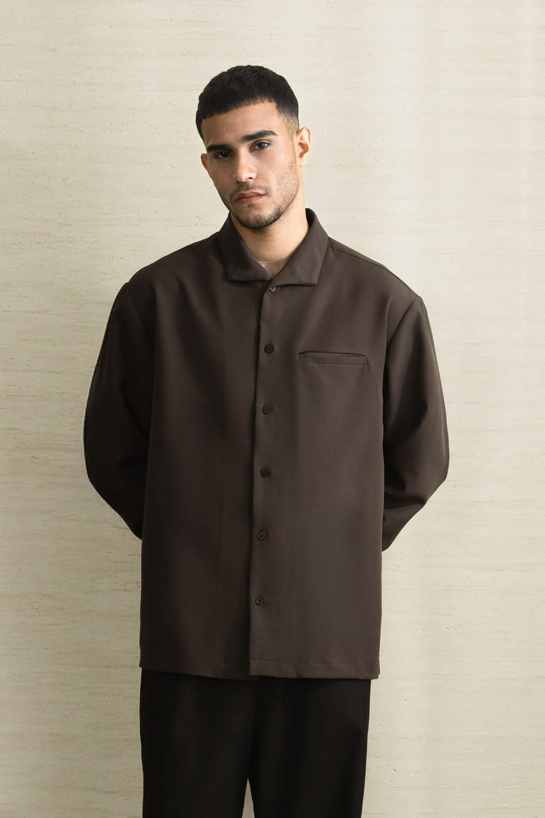 Akira Shirt Dark Brown