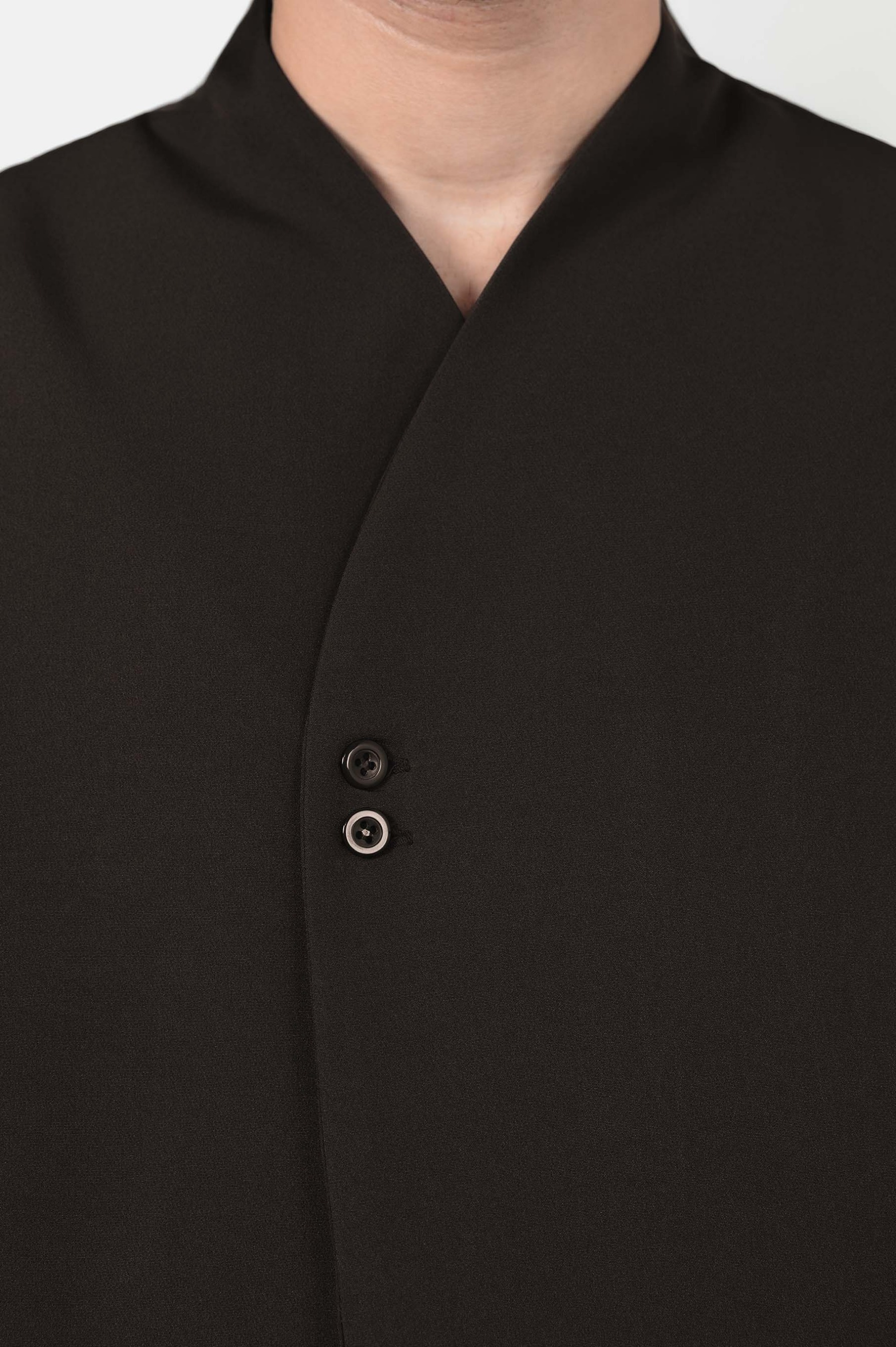Arata Long Sleeve Shirt Dark Brown