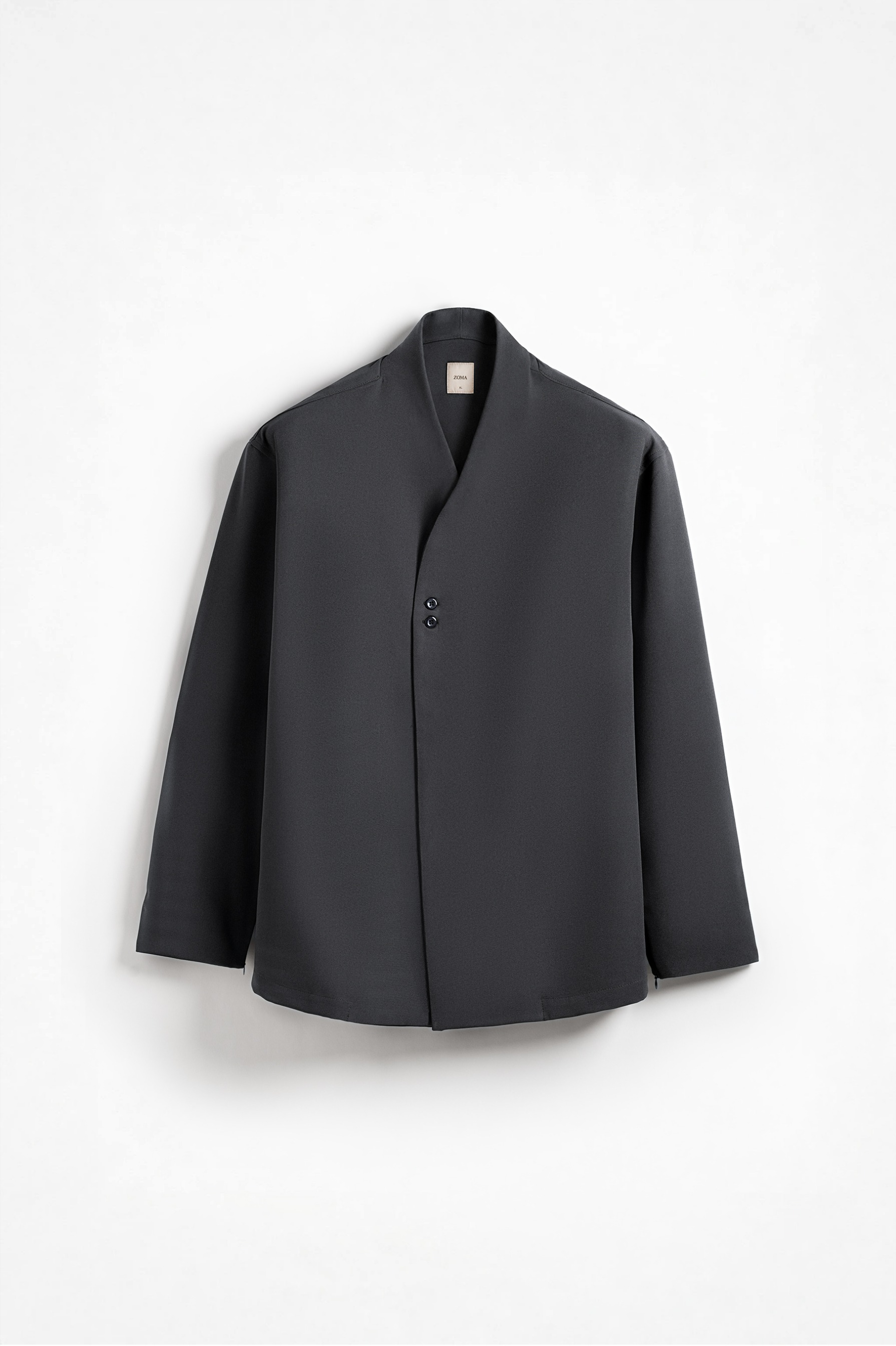 Arata Long Sleeve Shirt Dark Grey