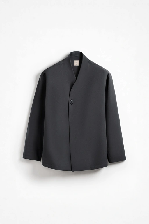 Arata Long Sleeve Shirt Dark Grey
