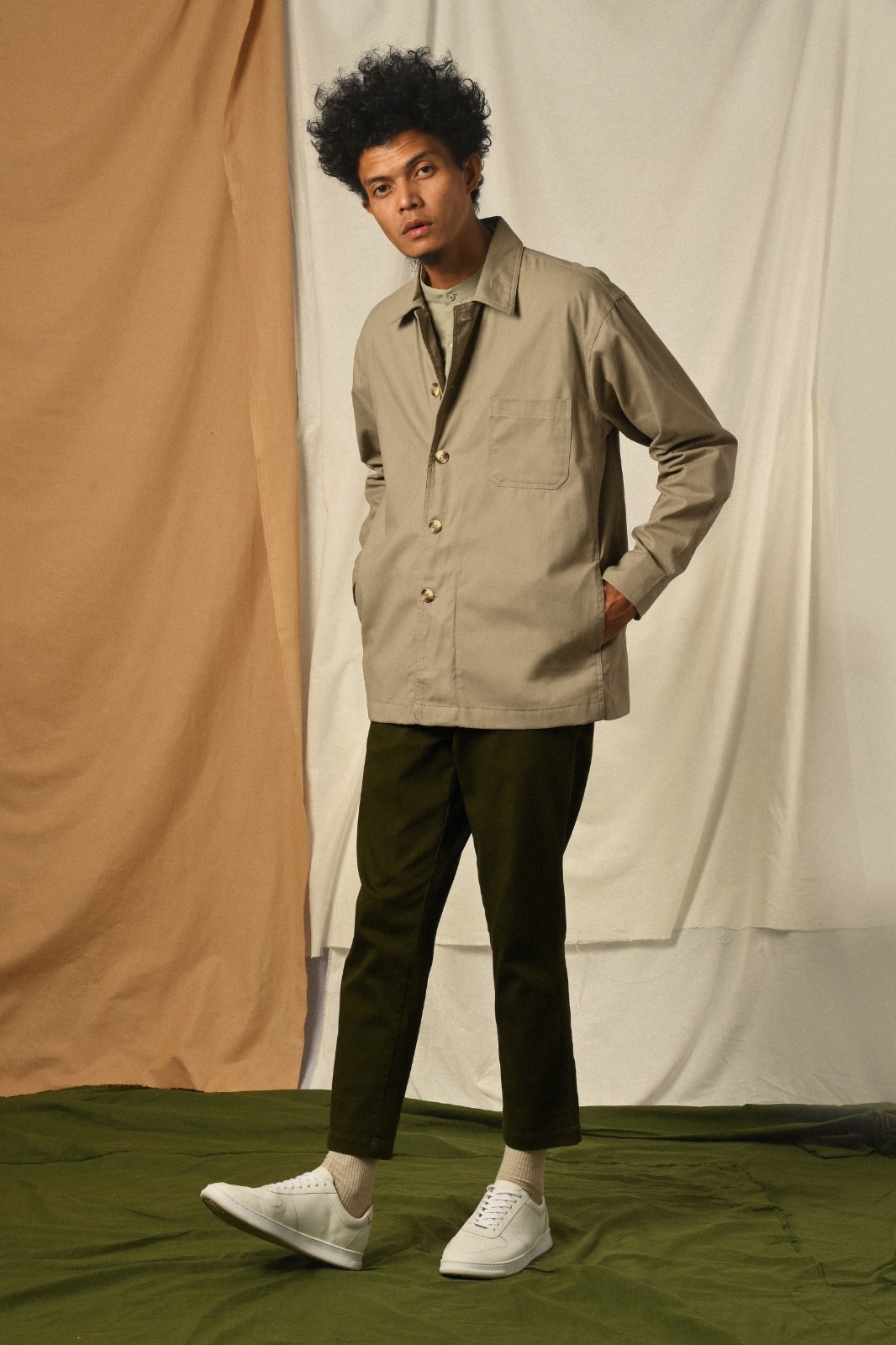 GARRET JACKET TAUPE