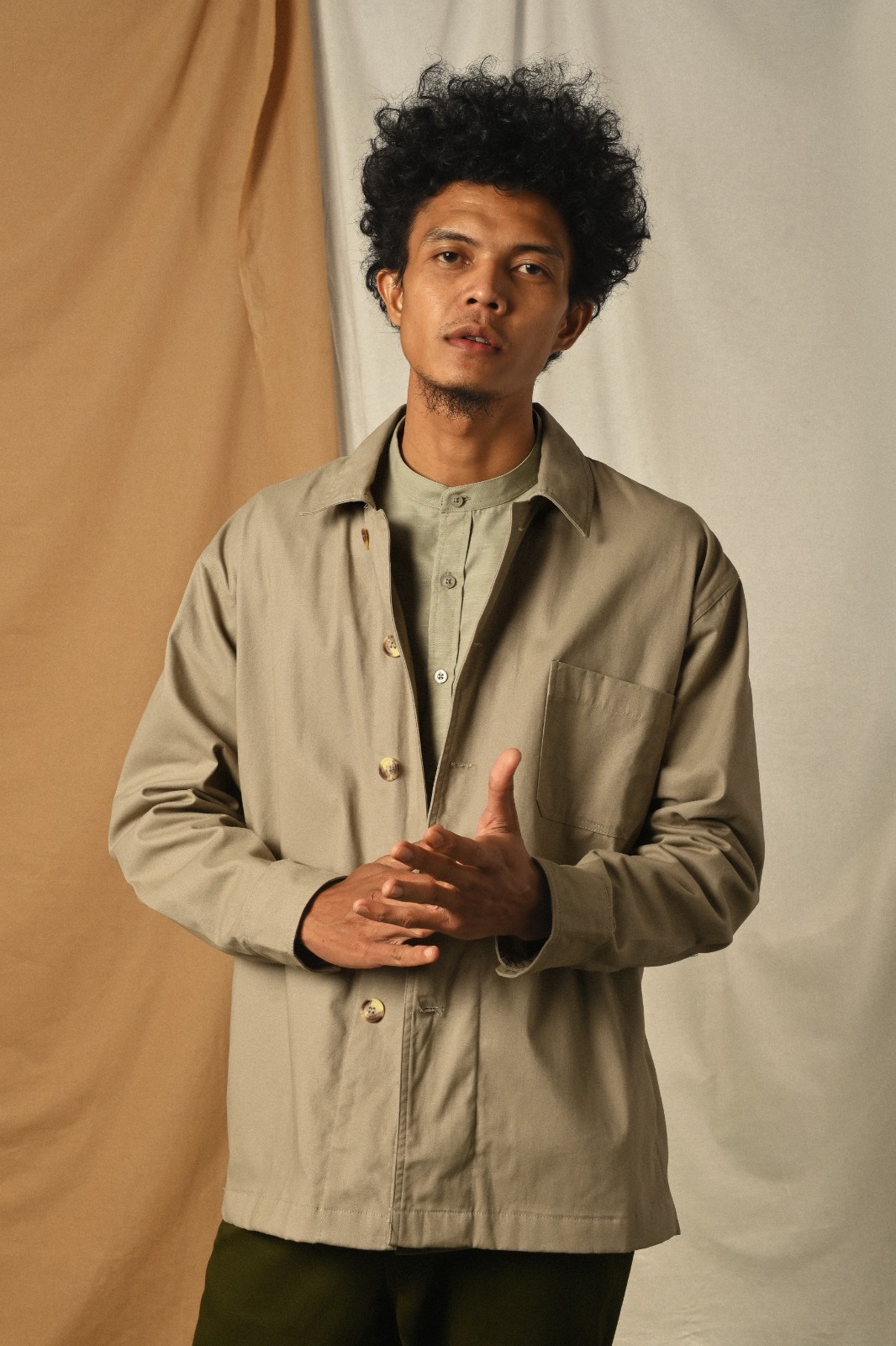GARRET JACKET TAUPE