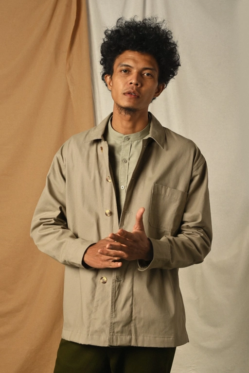 Image of GARRET JACKET TAUPE
