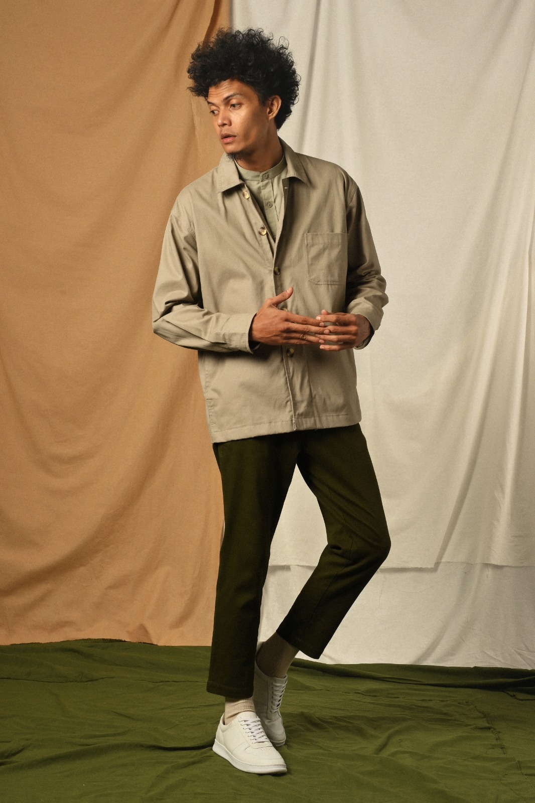 GARRET JACKET TAUPE