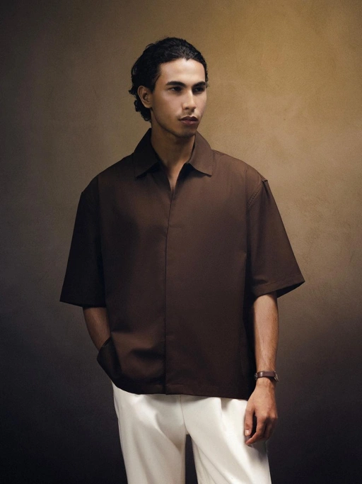 Image of Shiroi Shirt Brown
