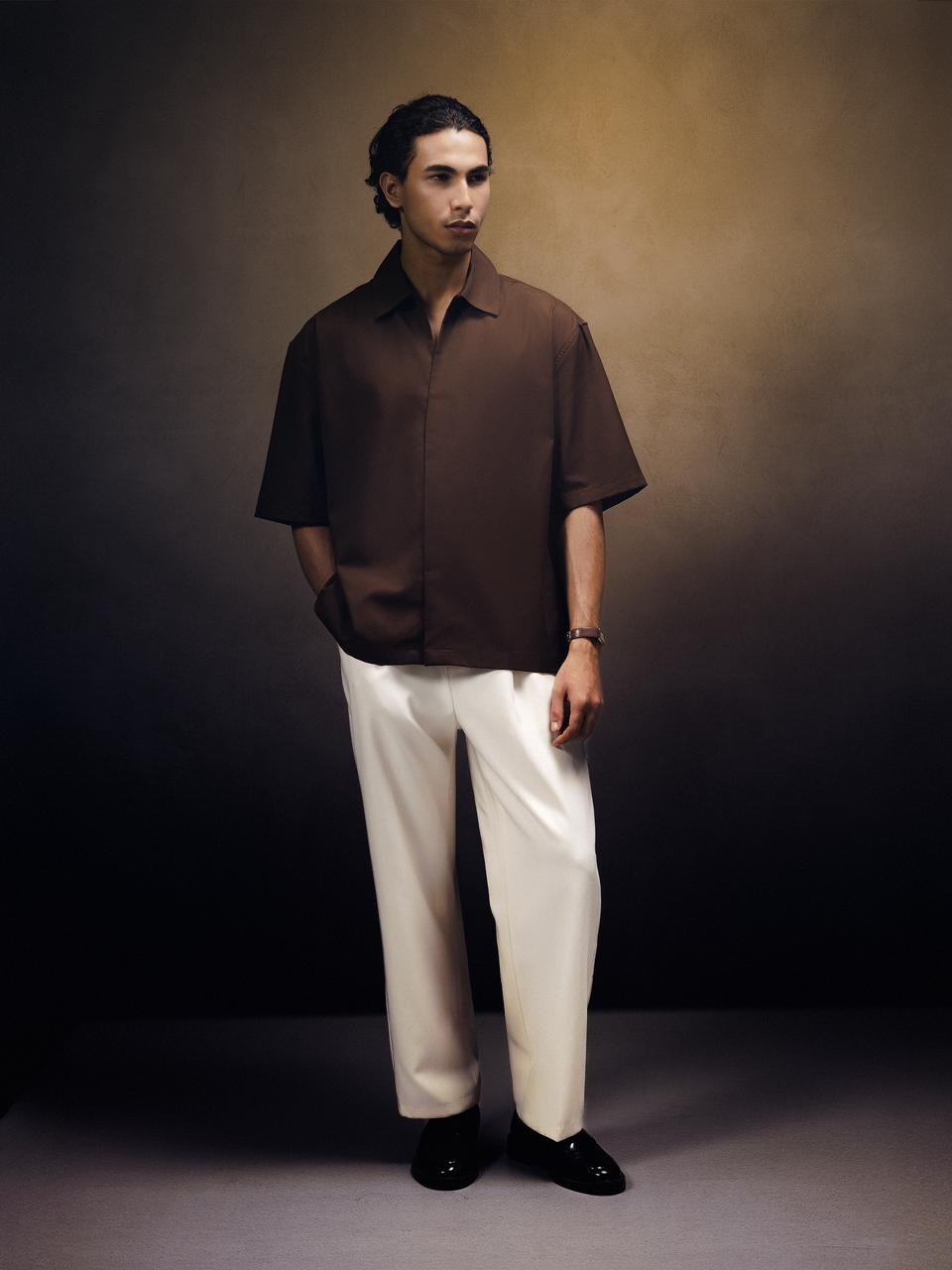Shiroi Shirt Dark Brown