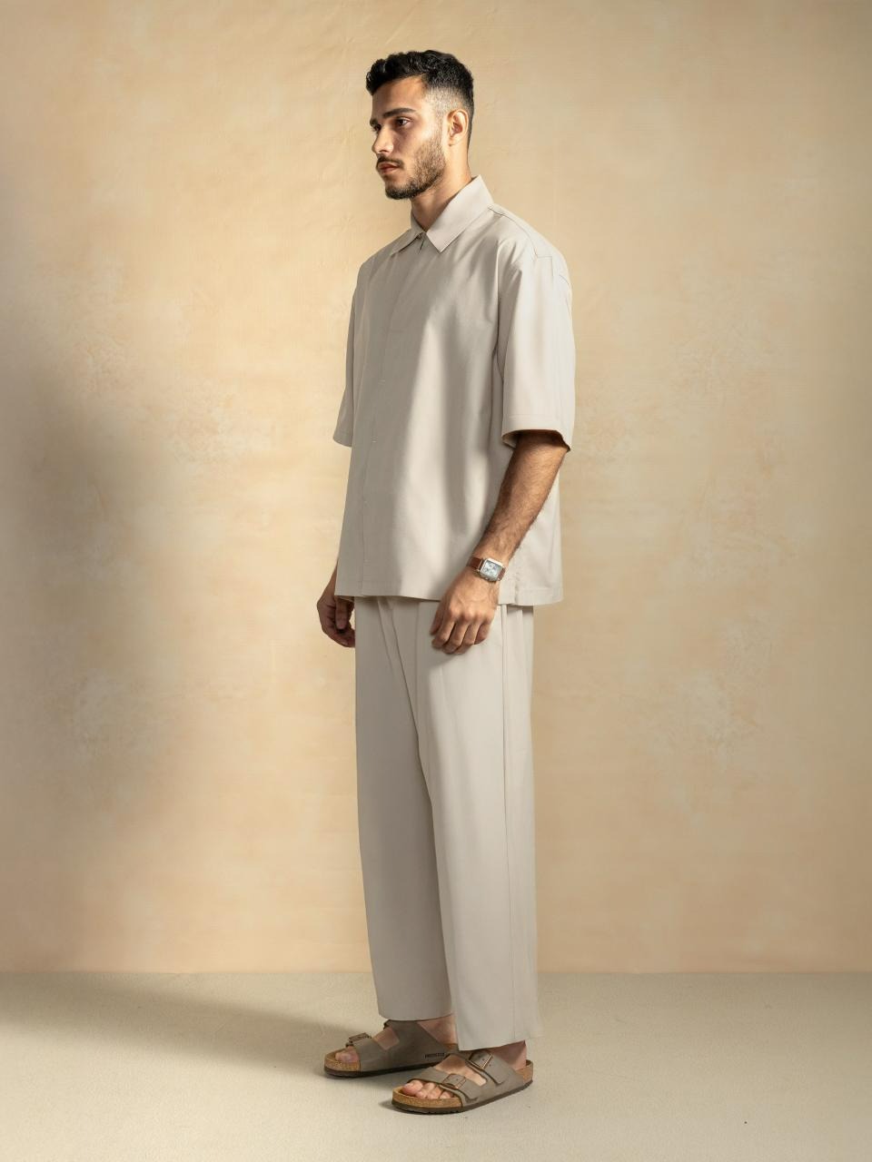 Kira Loose Pants Beige