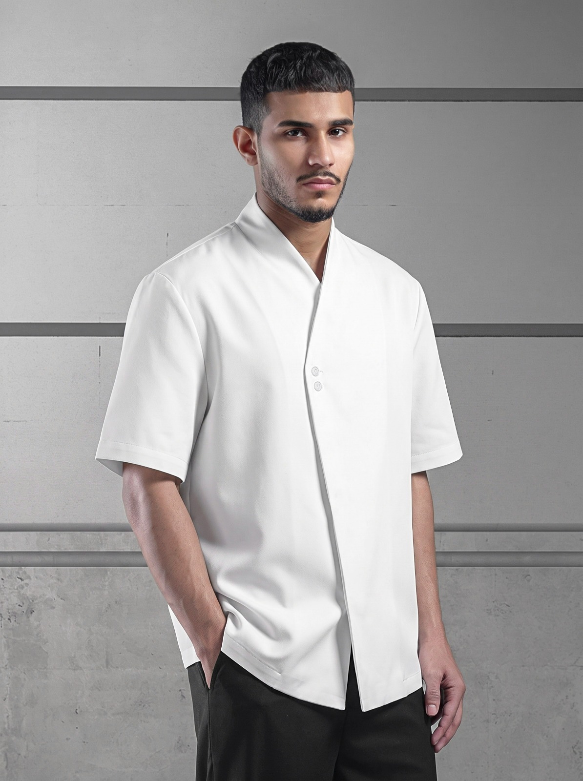 Arata Short Sleeve Shirt White