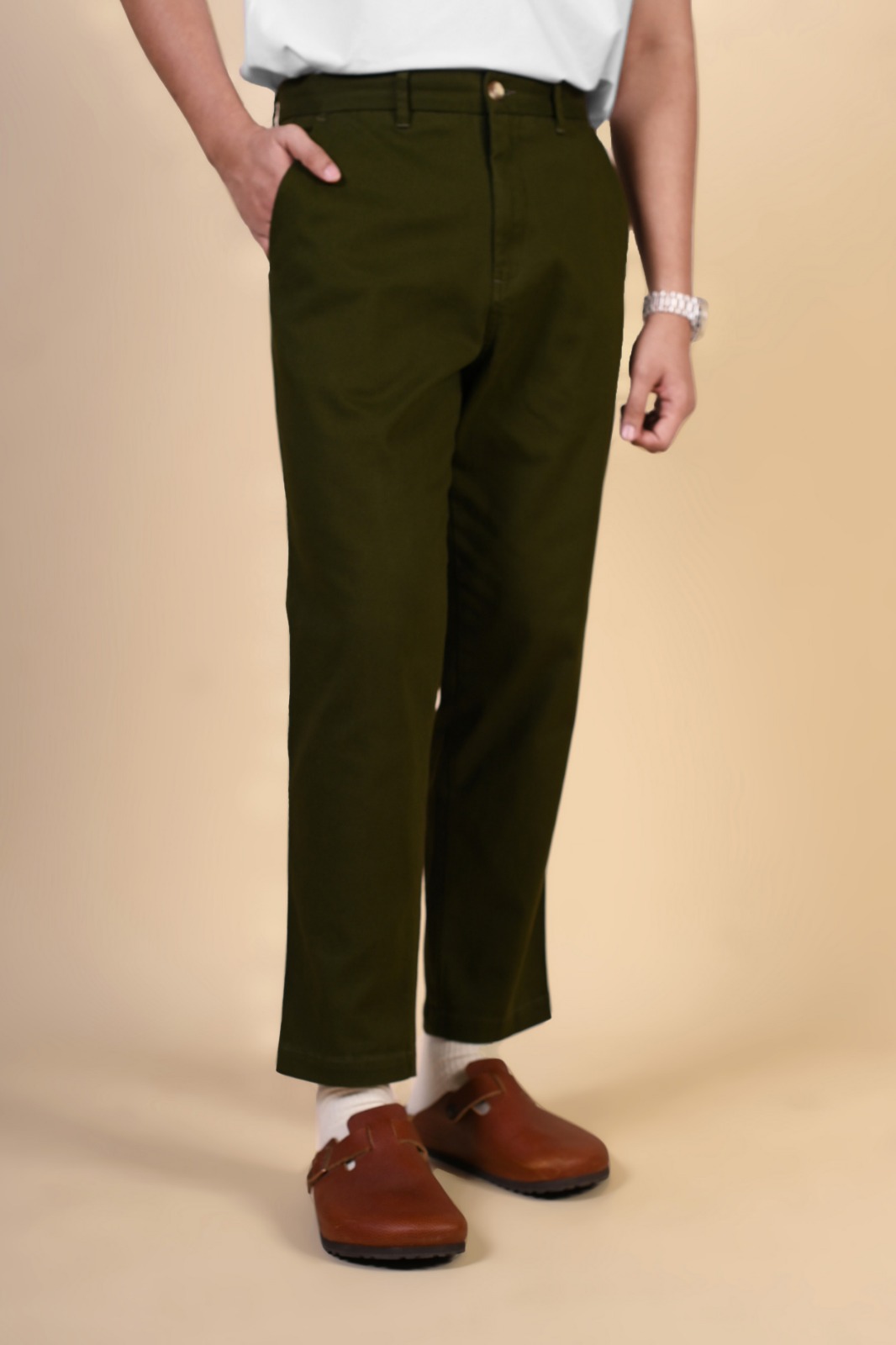 AKHF CHINOS ANKEL PANTS ARMY