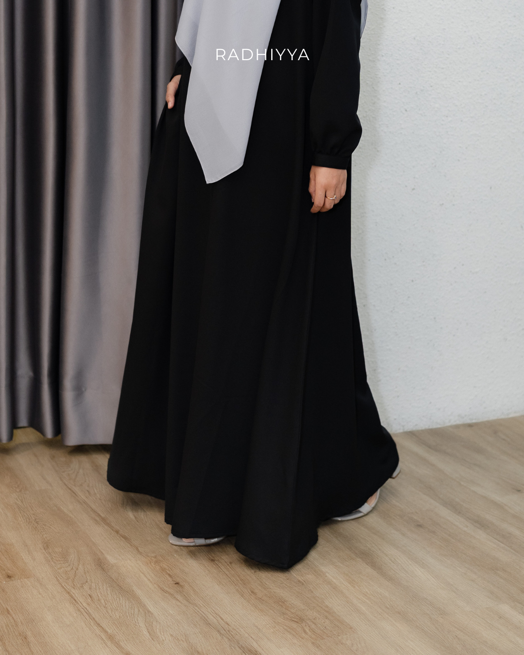 Elara Dress - Deep Black