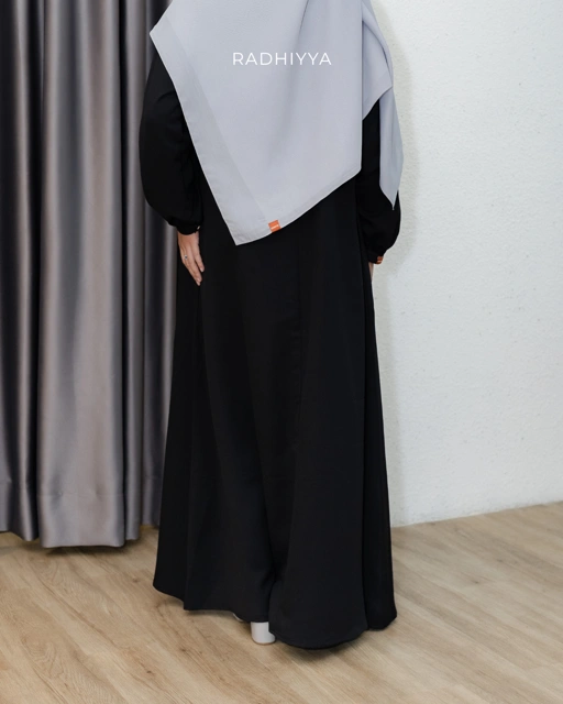 Elara Dress - Deep Black